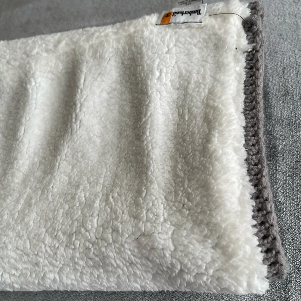 TIMBERLAND Gaiter Neck Warmer Grey One Size Fits All Men Unisex